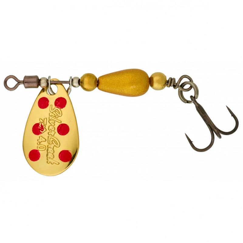 Cuiller Tournante Daiwa Silvercreek Spinner 6g (Gold/Red Dots) 3 Cuiller Tournante Daiwa Silvercreek Spinner 6g (Gold/Red Dots)