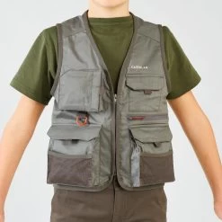 Abu Garcia Magasin -Abu Garcia Magasin gilet de peche junior fv 100 s kaki 1