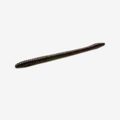 Zoom LEURRE SOUPLE PÊCHE DU BLACK BASS FINESSE WORM BLACK & RED