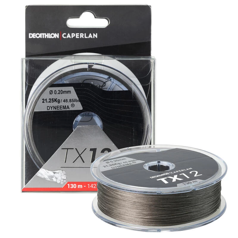 TRESSE DE PÊCHE AUX LEURRES TX12 GRISE 130 M 4 TRESSE DE PÊCHE AUX LEURRES TX12 GRISE 130 M – Image 2